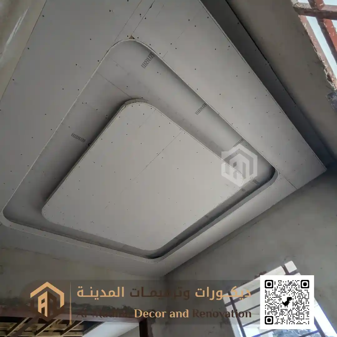 اسقف جبس بورد حديثة في المدينة المنورة في حي الخالدية
