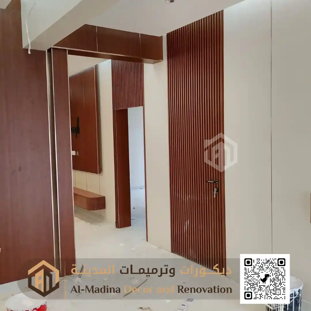 بديل الخشب للمداخل في المدينة المنورة في حي الاسكان