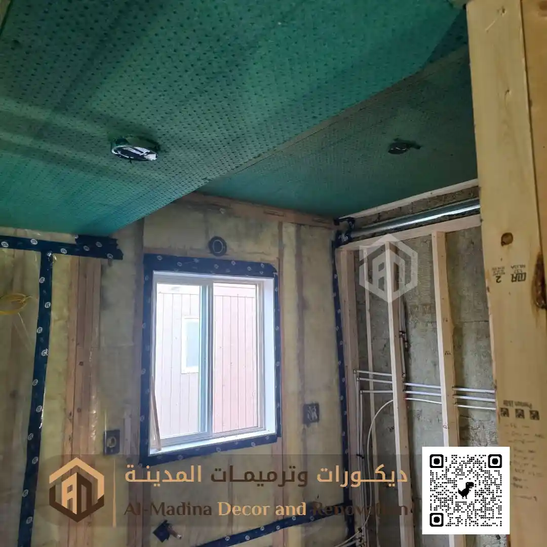 تصميم العازال الصوتي للغرف في المدينة المنورة في حي الاسكا