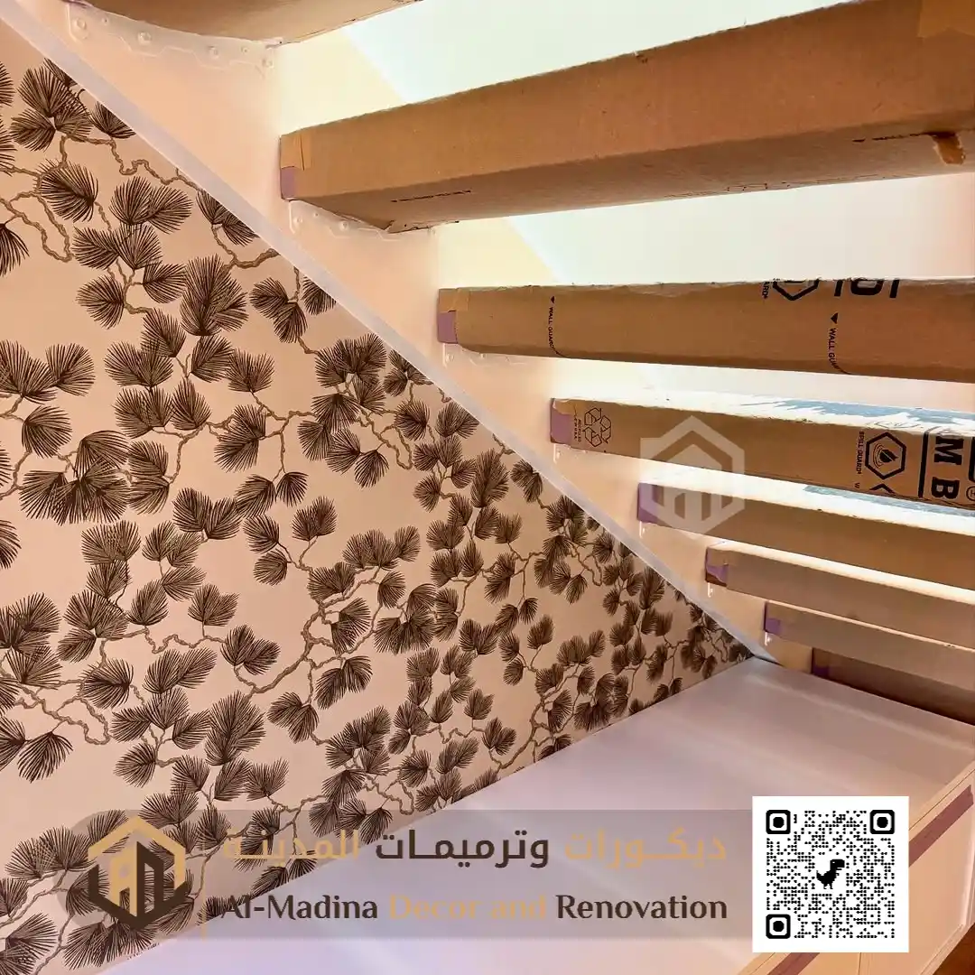 حائط 3D ورق جدران فخم للمجالس في المدينة المنورة في حي الاغوات